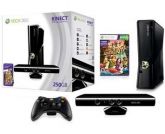 Xbox 360 Slim 250gb com Sensor Kinect + Jogo + 2 Controles